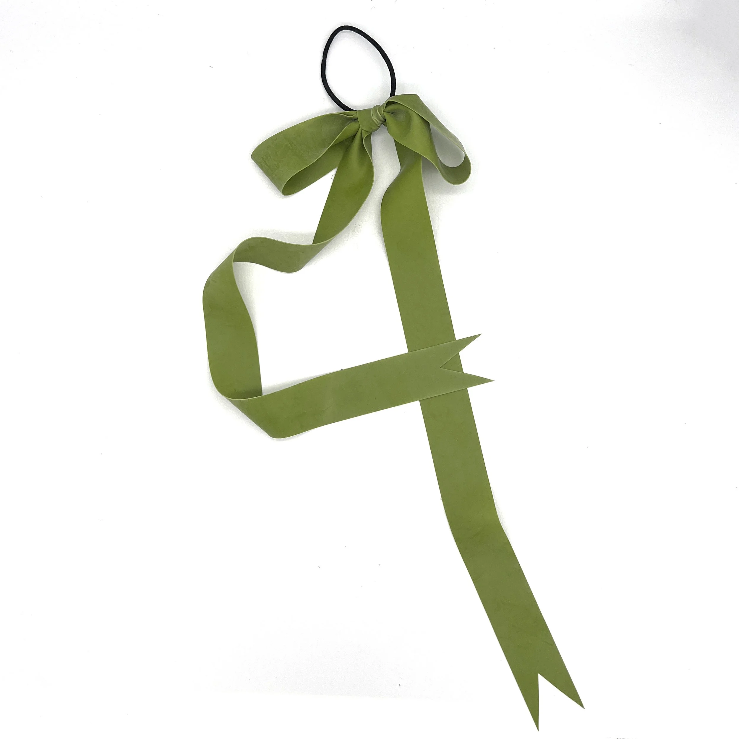 FINLEY'S HOUSE Green Latex Hair Bows