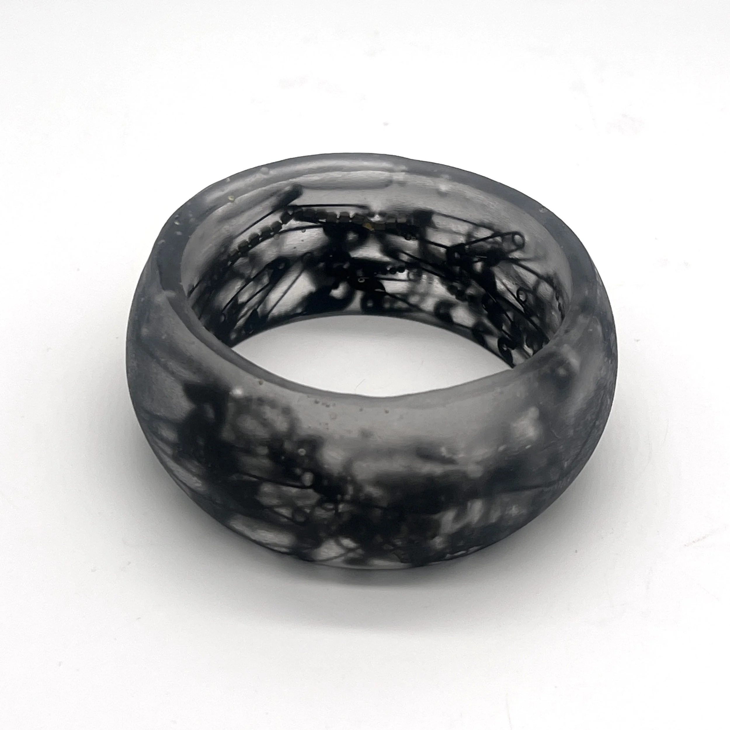 CA22 Matte Nero Resin Bracelet