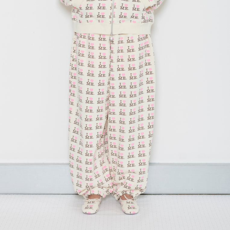 ASHLEY WILLIAMS I Heart Me Sweatpants Yellow