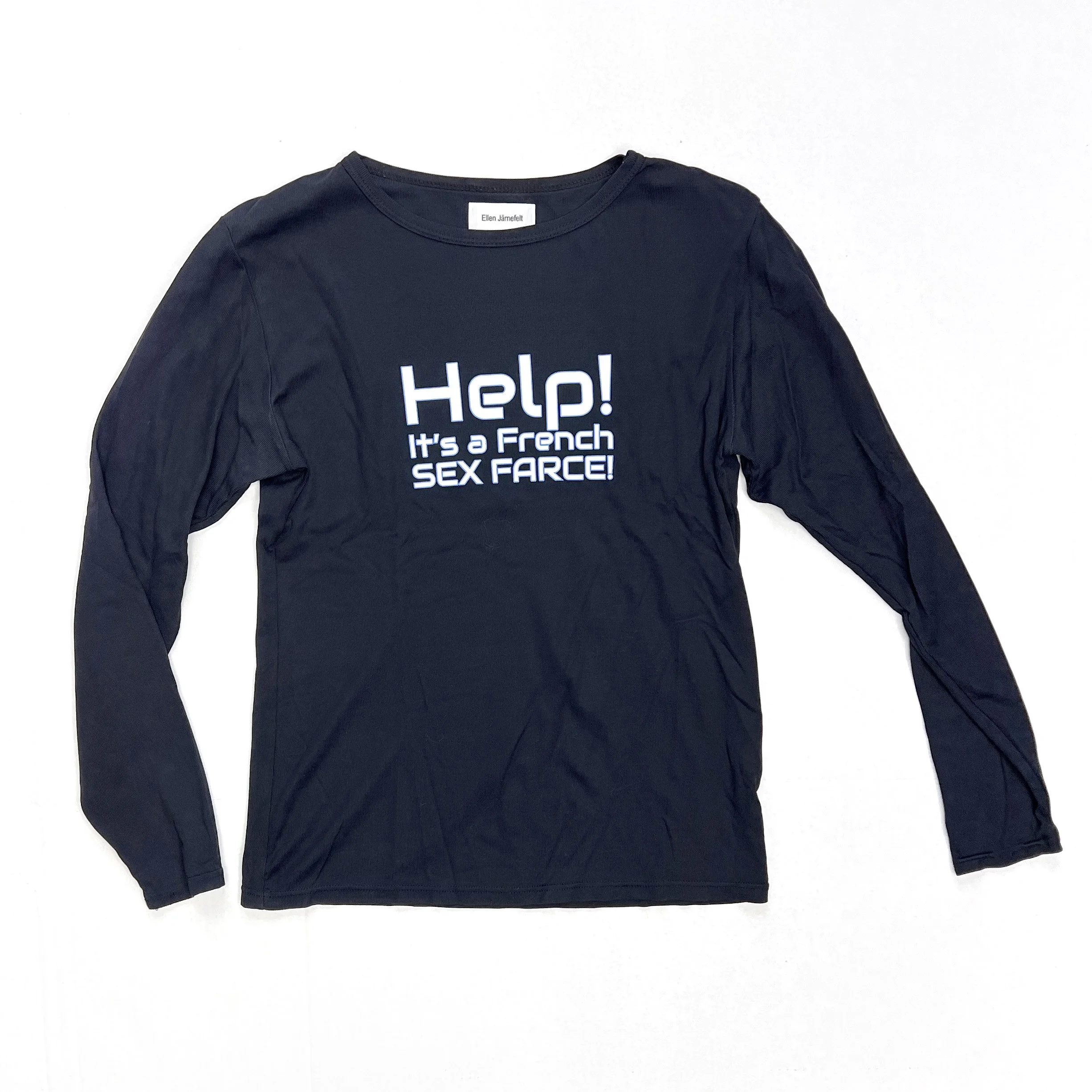 ELLEN JARNEFELT Sex Farce Navy Longsleeve