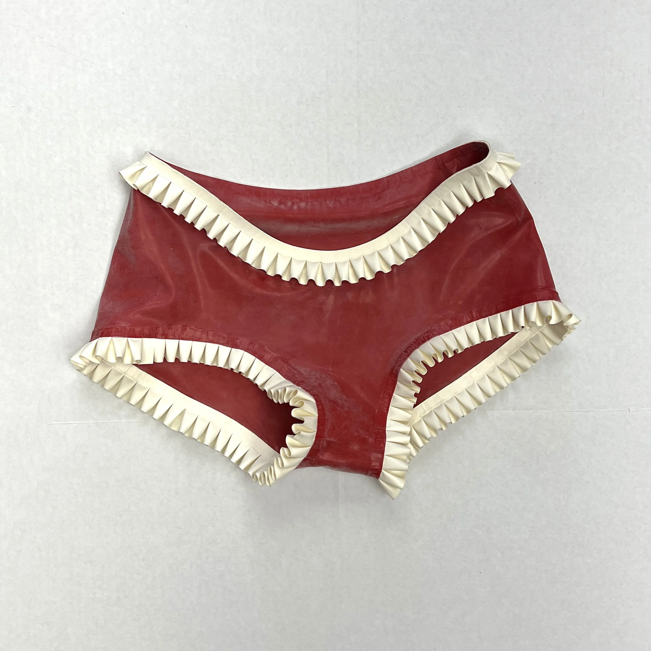 FINLEY"S HOUSE Red and White Romi Shorts