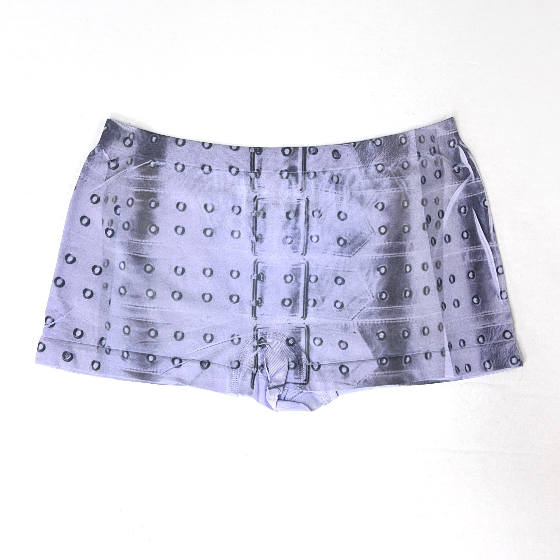 VIOLETTE HAY Purple Belted Micro Short