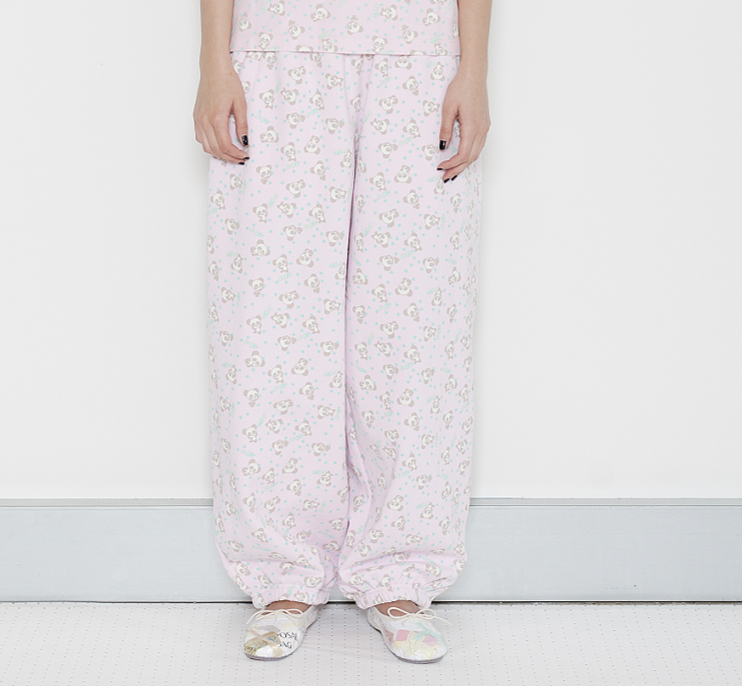 ASHLEY WILLIAMS Pink Panda Sweatpants