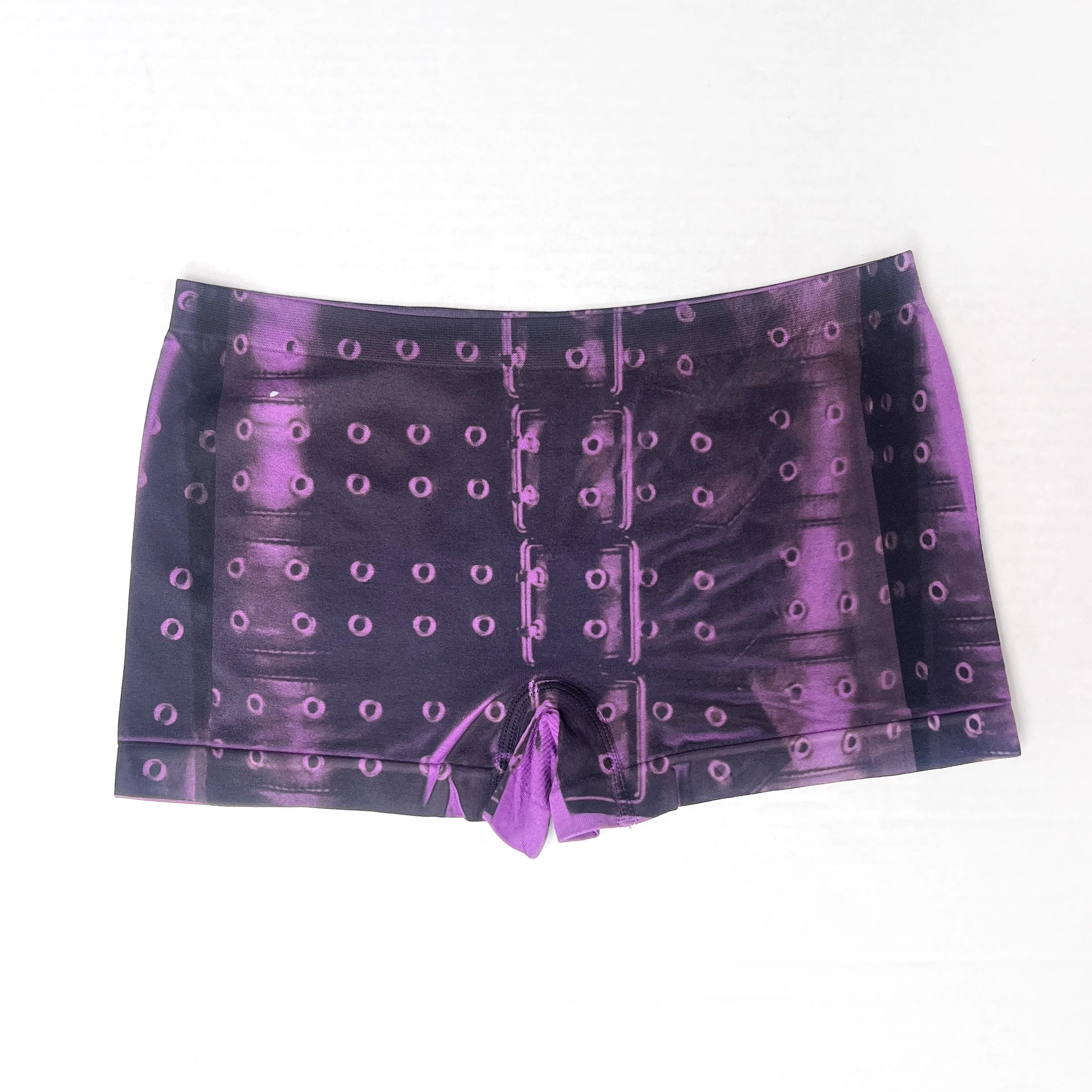 VIOLETTE HAY Purple Belted Micro Short