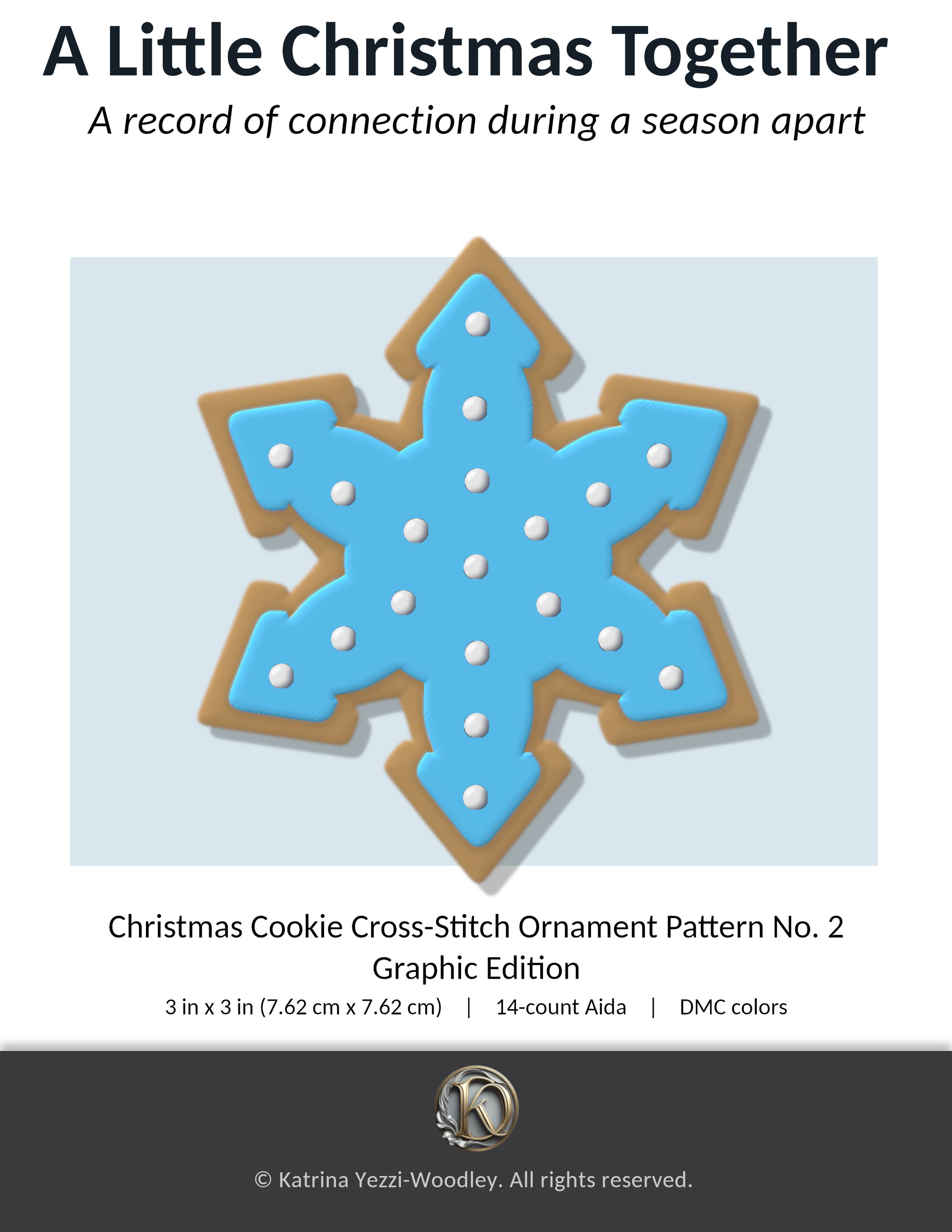 Christmas Cookie Cross-Stitch Ornament Pattern No. 2 | A Little Christmas Together