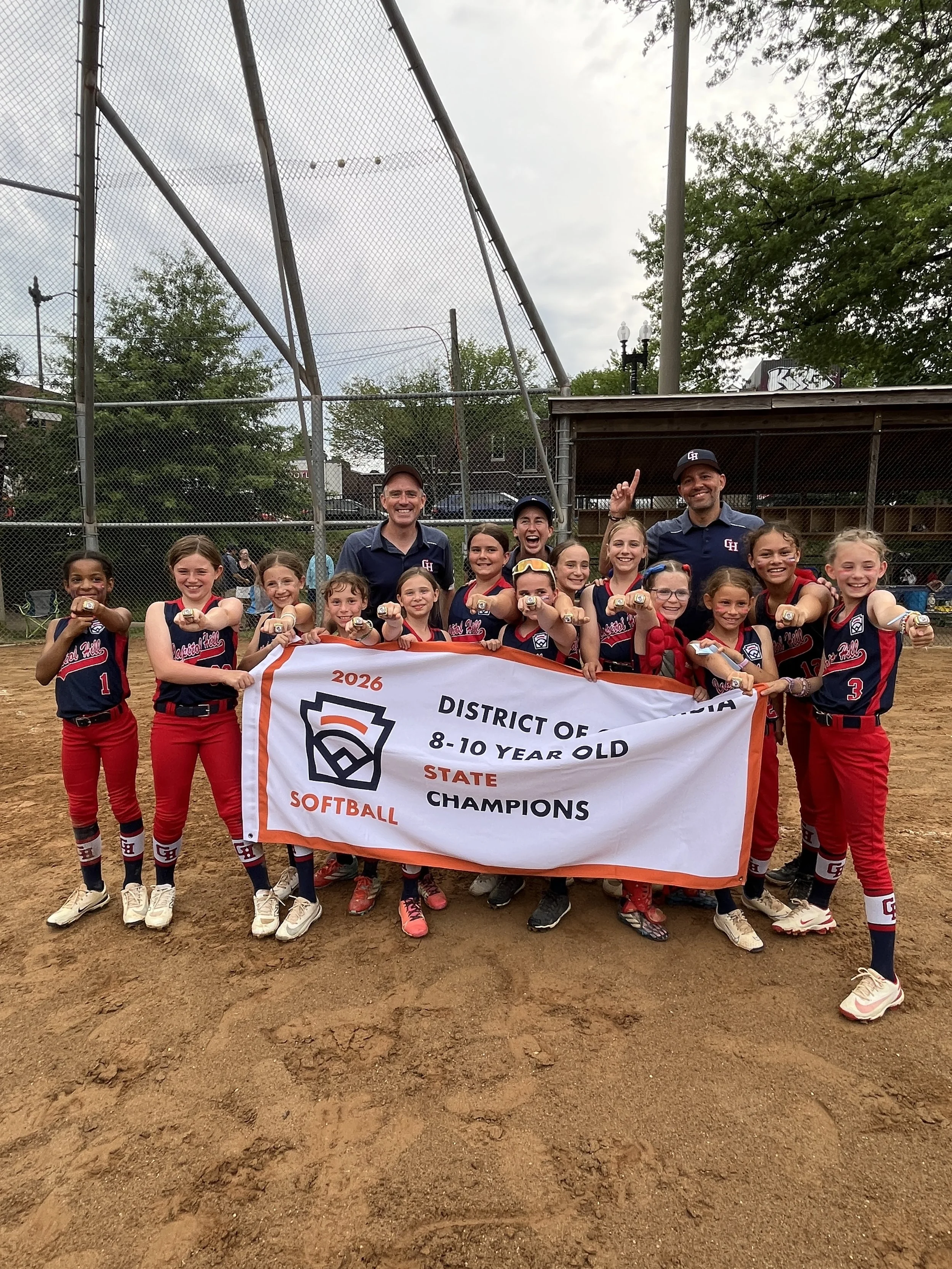 2026 10U Softball Wins CHLL’s First Ever DC State Softball Championship!