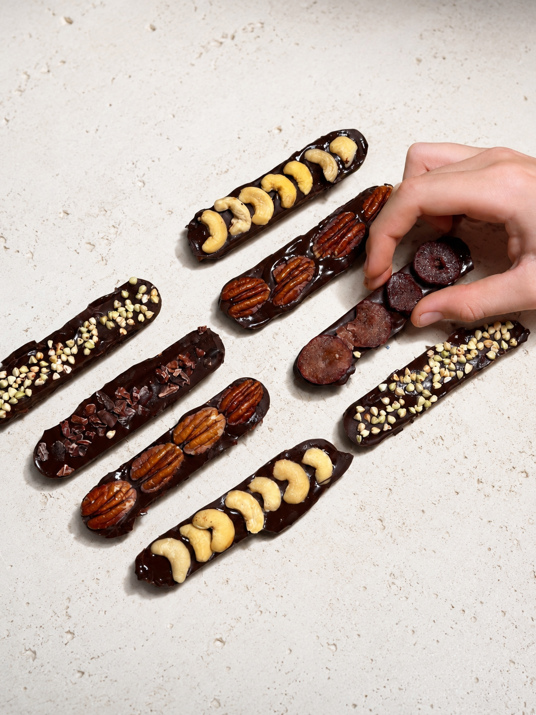 Chocolate date (& friends) bars