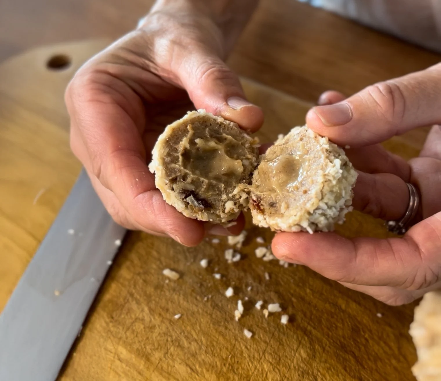 Sticky toffee bites
