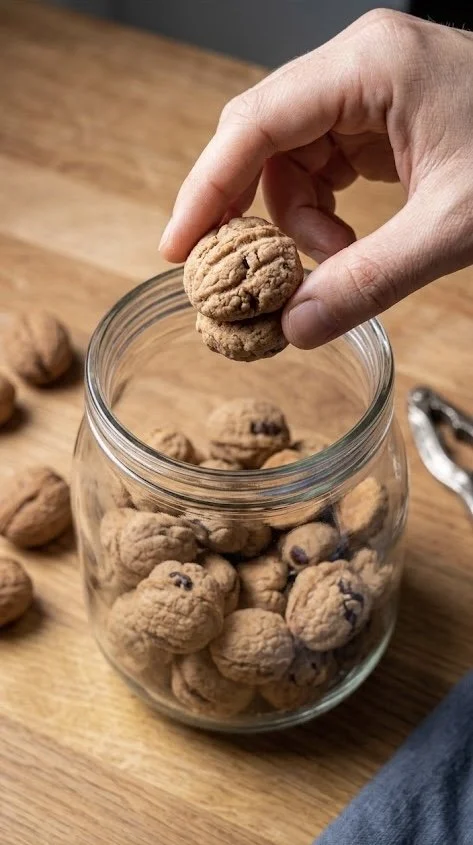 Mini choc-chip cookies