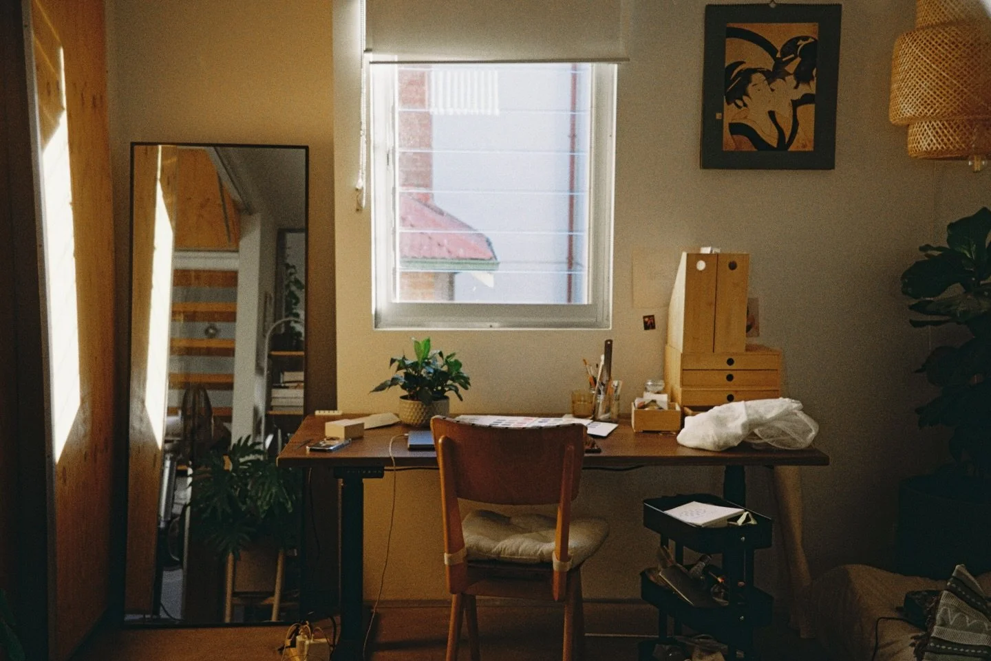 our sunsoaked loft, did a lot of thinking, chatting and creating here 🌞