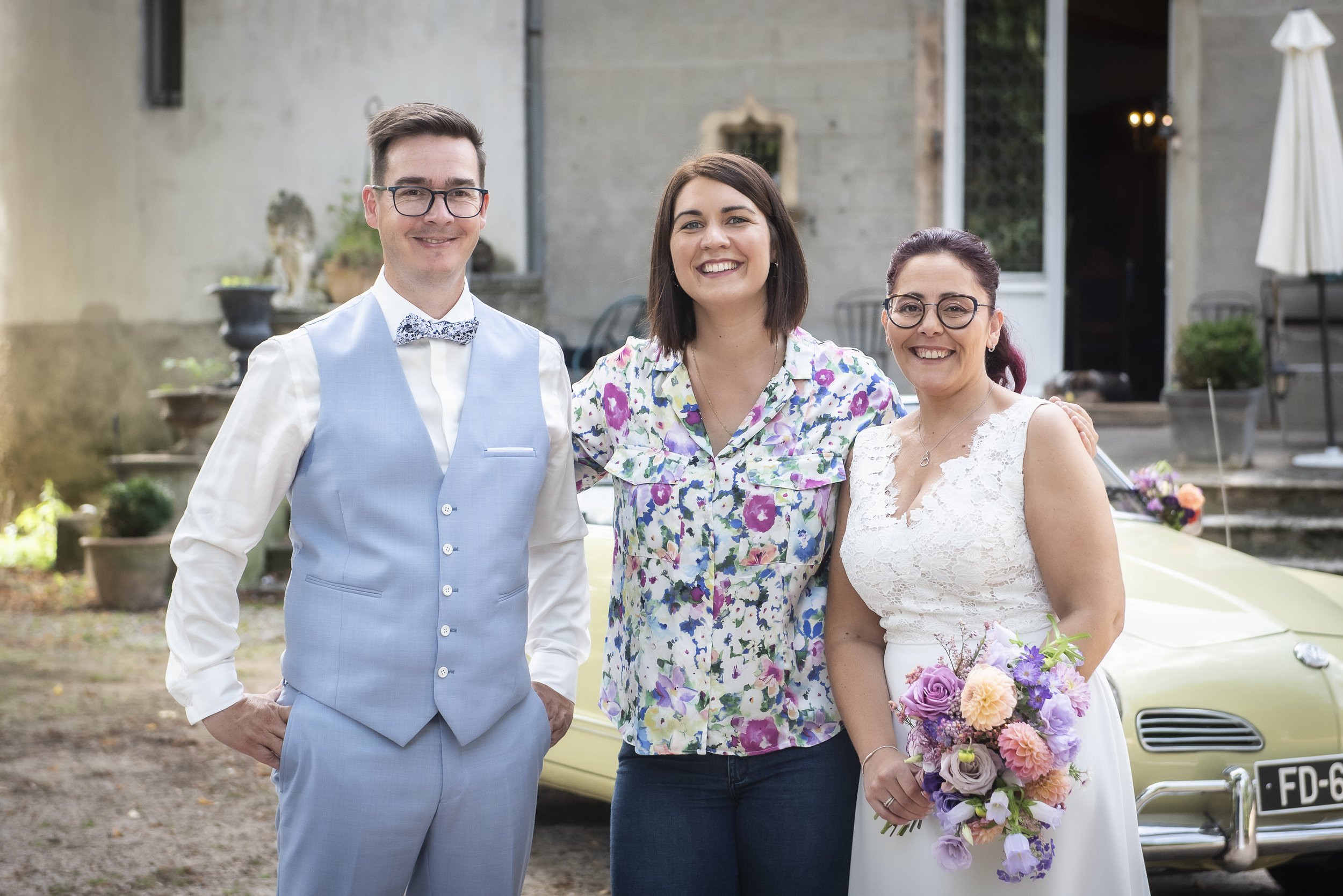 organisation et décoration mariage au château d'Envaux à Julienas