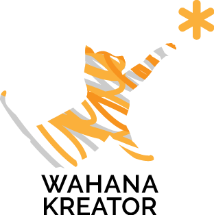 The logo of Wahana Kreator, a production company that helps produce directors into developing some of the best films in Indonesia. One of Until Eight's clients in the film industry.