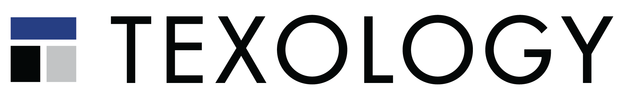 The logo of Texology, a textile company providing value with every knit, for companies to utilize the best fabric for the price. One of Until Eight's client's in the garment industry.