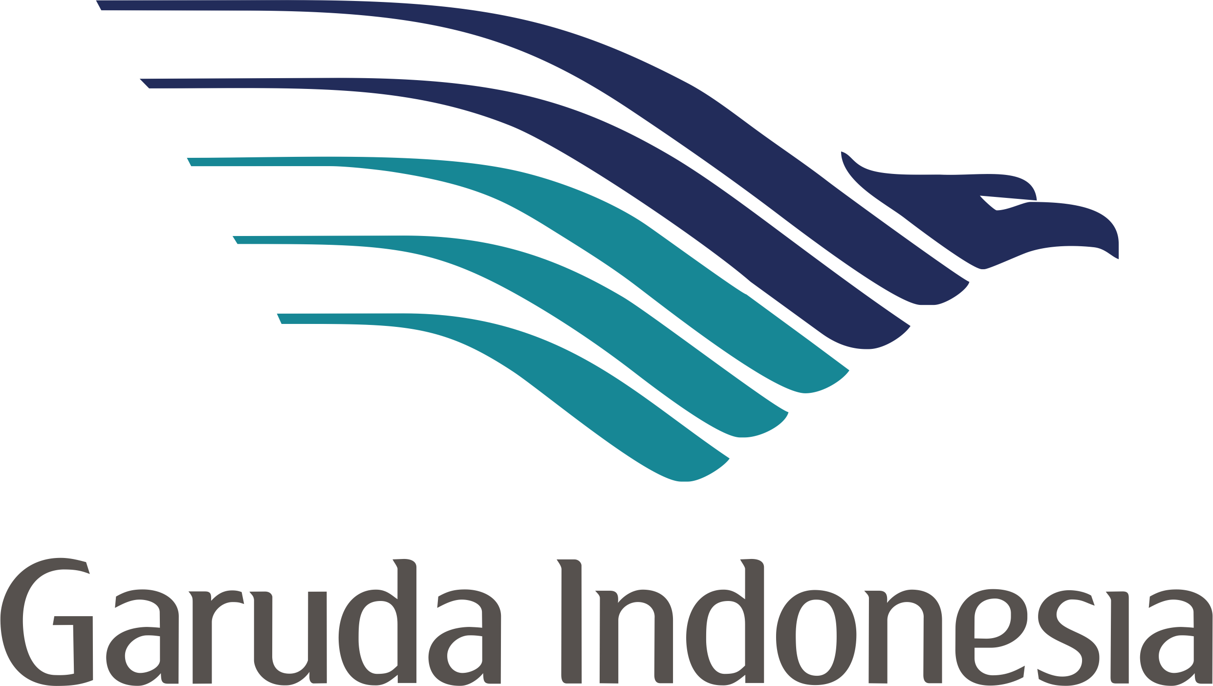 The logo of Garuda Indonesia, one of the best airlines in the world, a proud brand from Indonesia in the aviation sector. One of Until Eight's clients in the travel and aviation industry.