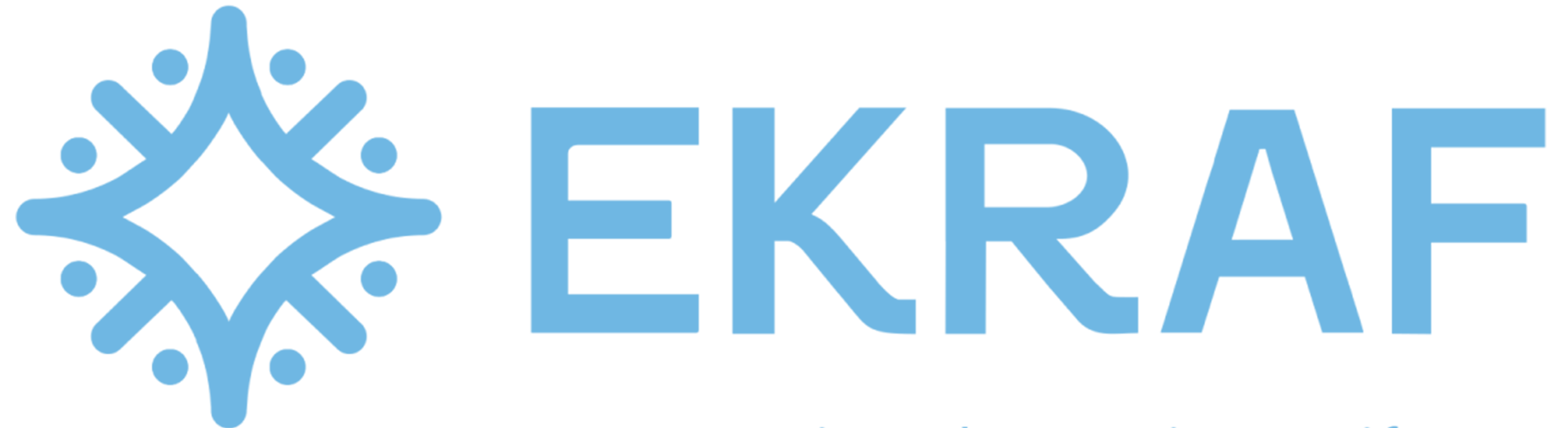 The logo of Ekraf, the Indonesian government's ministry of the creative industry. One of Until Eight's clients in the government sector.
