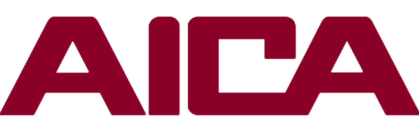 the logo of AICA, a brand providing the best textures and panels for any surface of your home, also selling the glue "Aibon" nationwide. One of Until Eight's client's in the home interior industry.