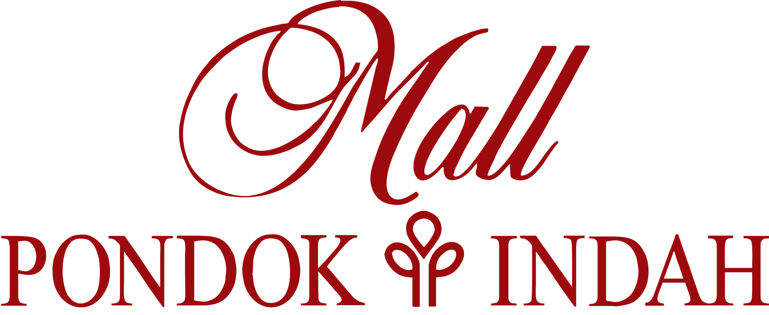 The logo of Pondok Indah Mall, one of the biggest and most complete malls in Jakarta, providing a wide array of retail brands for shoppers to enjoy. Rated the most popular mall in Jakarta. One of Until Eight's clients in the mall industry.