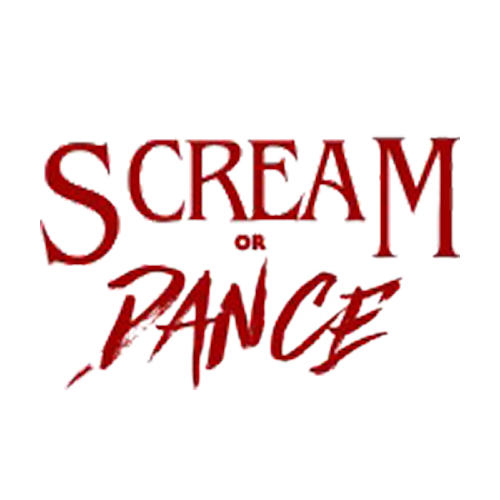 The logo of Scream or Dance, a halloween party festival for people to enjoy their favorite music artists, all collected to perform in the span of a few days to celebrate. One of Until Eight's client's in the concert and entertainment industry.