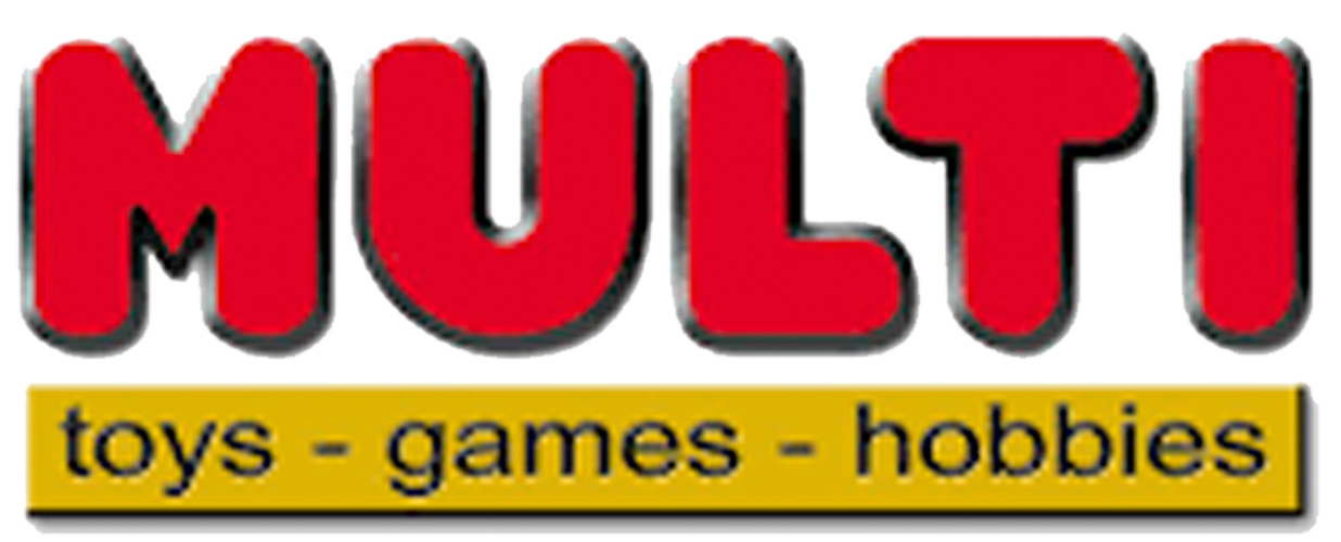 The logo of Multitoys, a toy and hobby shop focused on selling registered IP merchandise for fans. One of Until Eight's client's in the hobbies and entertainment industry.