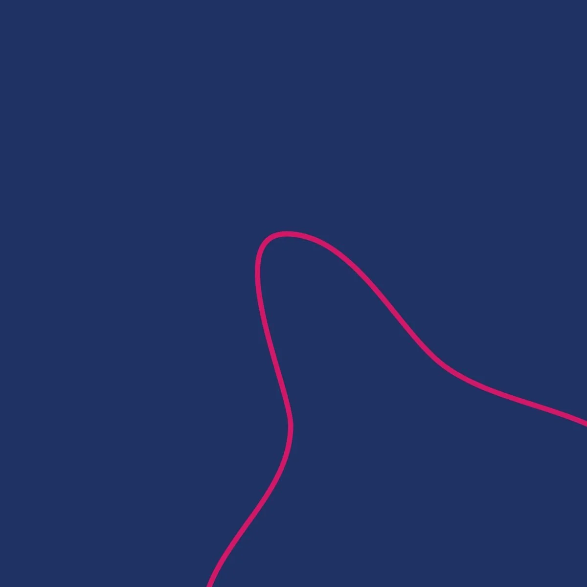 pink organic line shape