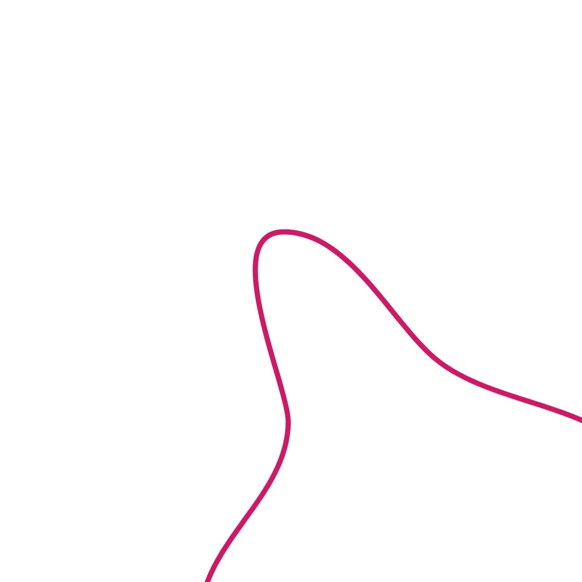 pink organic shape