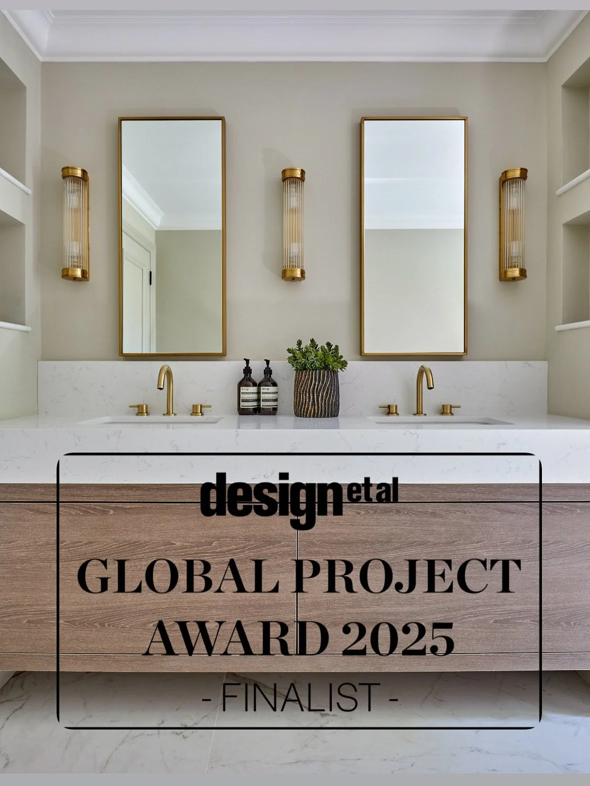 Last night we WON &lsquo;residential &pound;1-2.5 million market value&rsquo; 🏆 

We were nominated for FOUR awards at the International Design and Architecture Awards @designetal for the second year in a row at @grosvenorhouselondon - 

1. Global p
