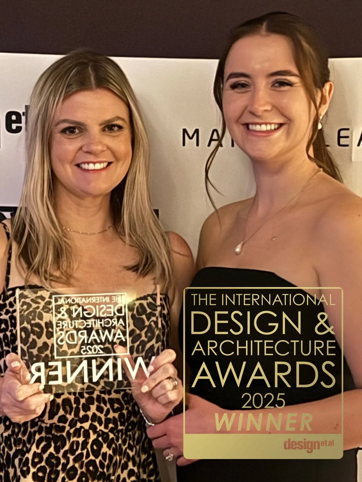 Still on cloud 9️⃣ 

On Friday night we won &lsquo;residential &pound;1-2.5 million market value&rsquo; 🏆 

We were nominated for four awards at the International Design and Architecture Awards @designetal for the second year in a row at @grosvenorh