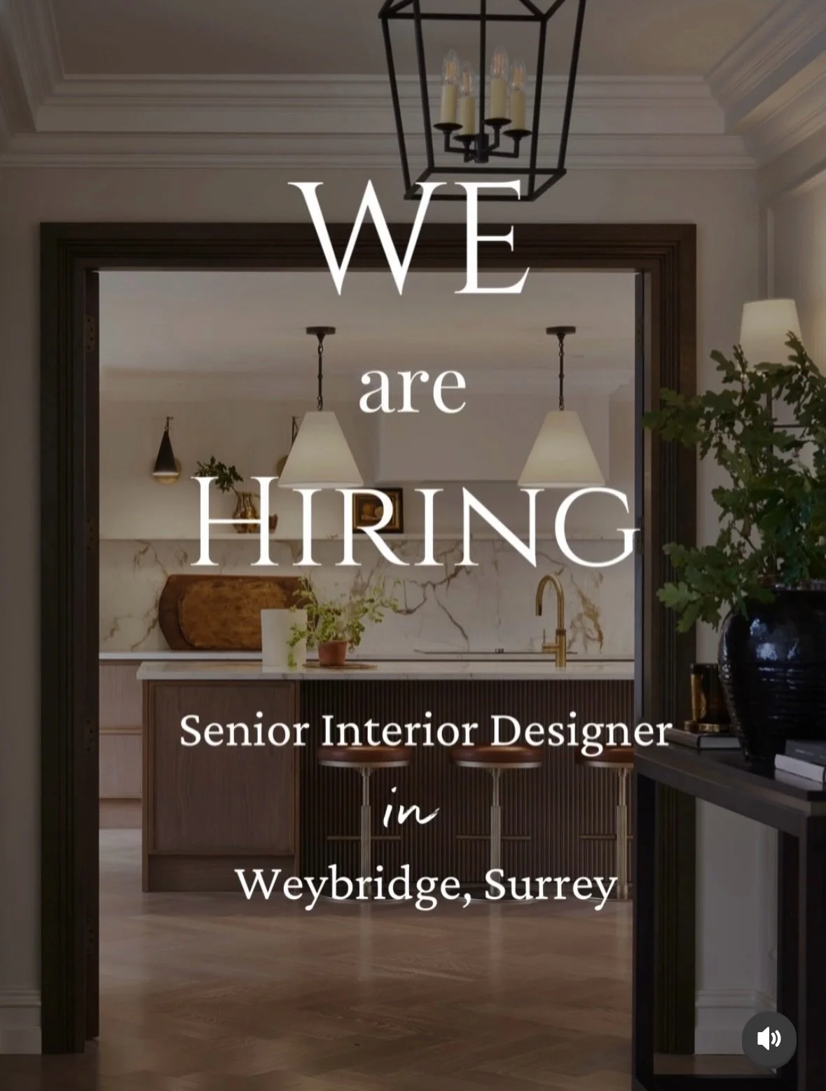 WE ARE HIRING! Swipe across to see more and how to apply ⬅️

We are looking for a Senior Interior Designer to join our team at our studio in Weybridge, Surrey. 

An exciting opportunity to join the CTD team as we take on more fantastic projects acros