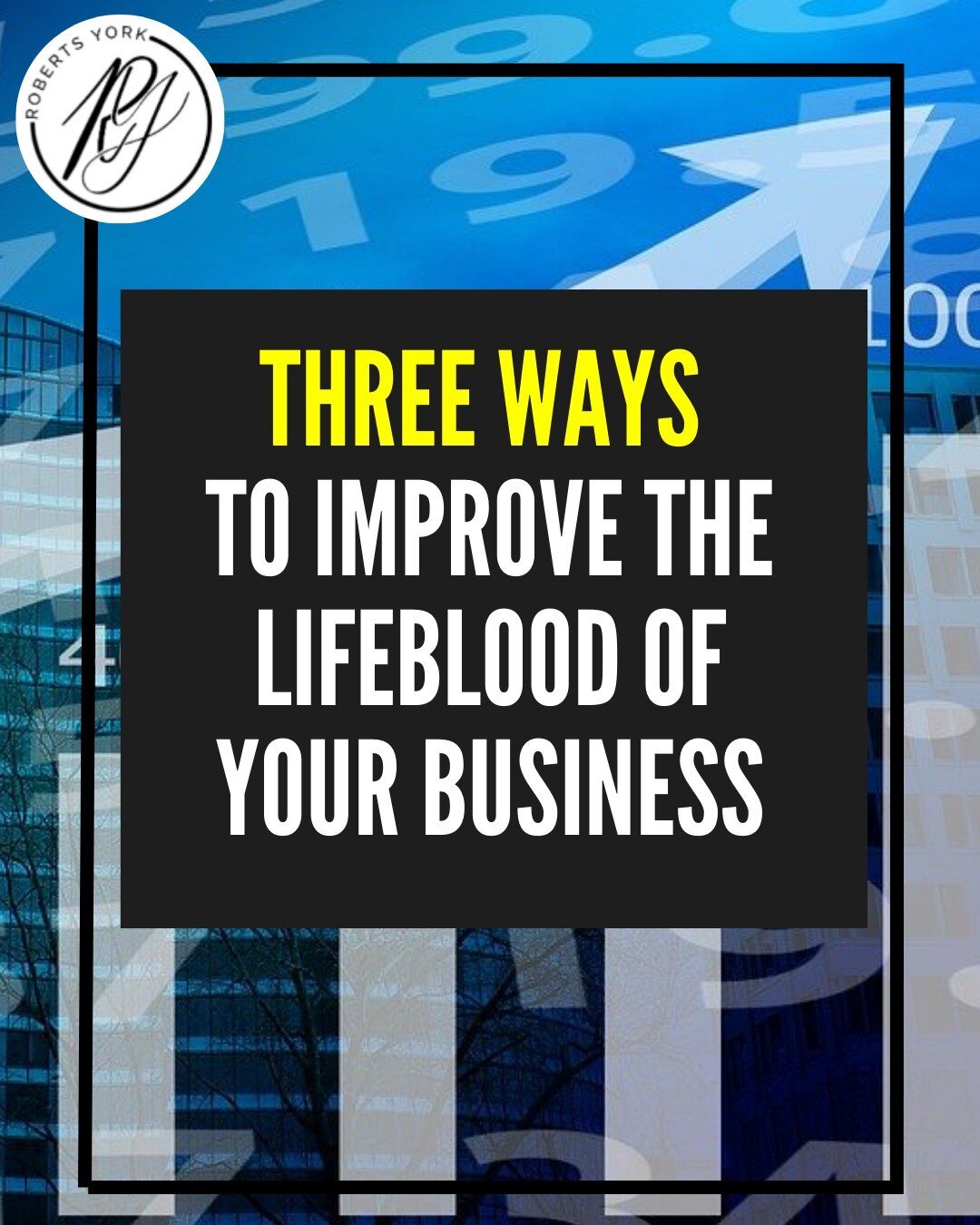 The lifeblood of every business&hellip;

Money!

Here are three basic (and often forgotten) ways to improve the lifeblood of your business.

1. 🕹️ Control Costs: Prepare a budget for the next 12 months and ensure you stay within your budget. Watch f