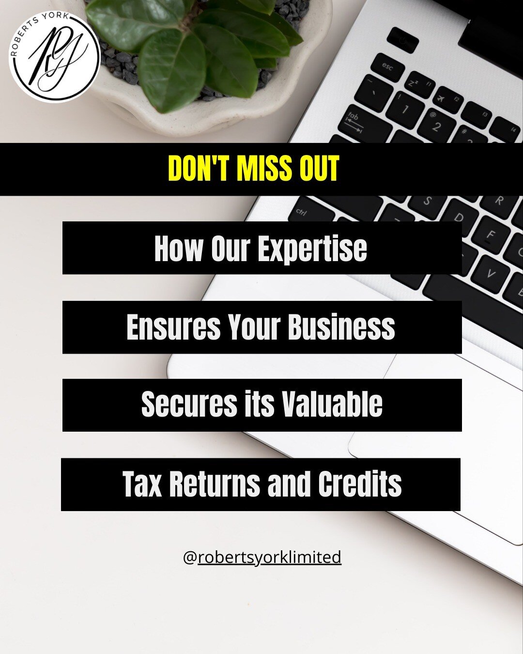 What do you do when you&rsquo;re overwhelmed by your businesses bookkeeping and tax returns?

At Roberts York we specialise in helping businesses maximise their tax reliefs with years of experience paired with the latest tech solutions. Our services 