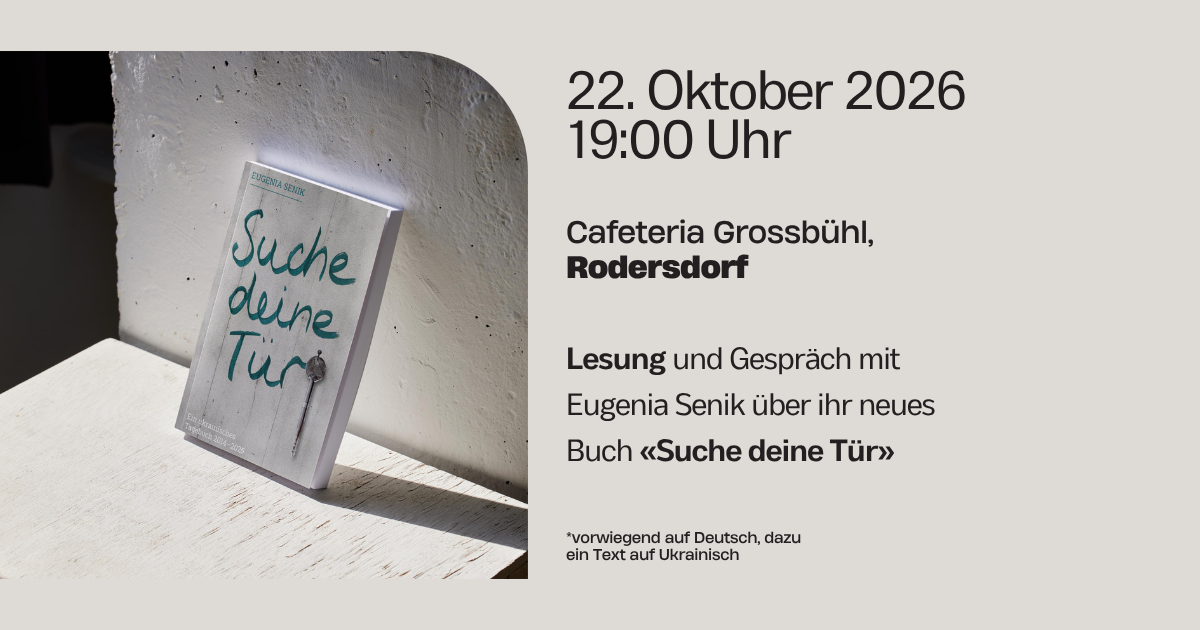Lesung und Gespräch in Rodersdorf