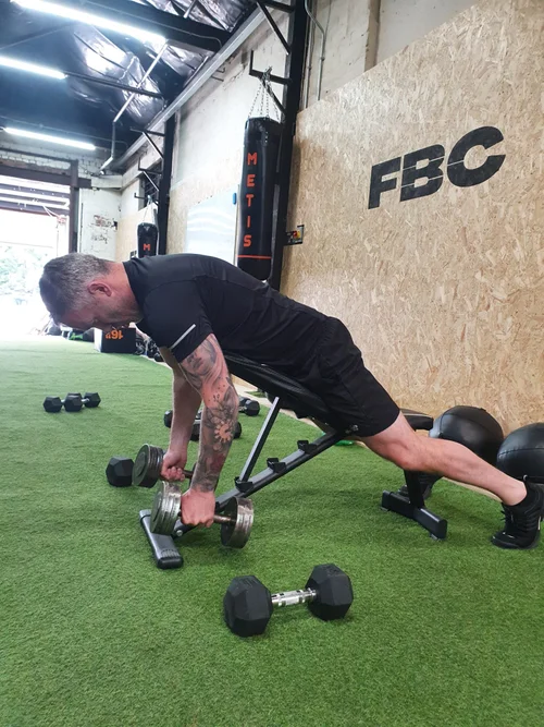 A member training at FBC Harrogate