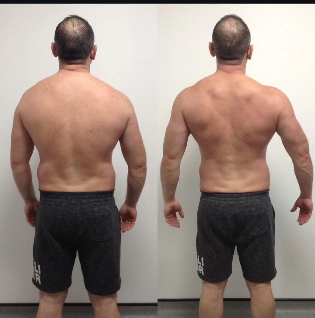 imgae of male cient back after coaching