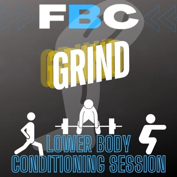 Strength equipment and lower-body training at FBC