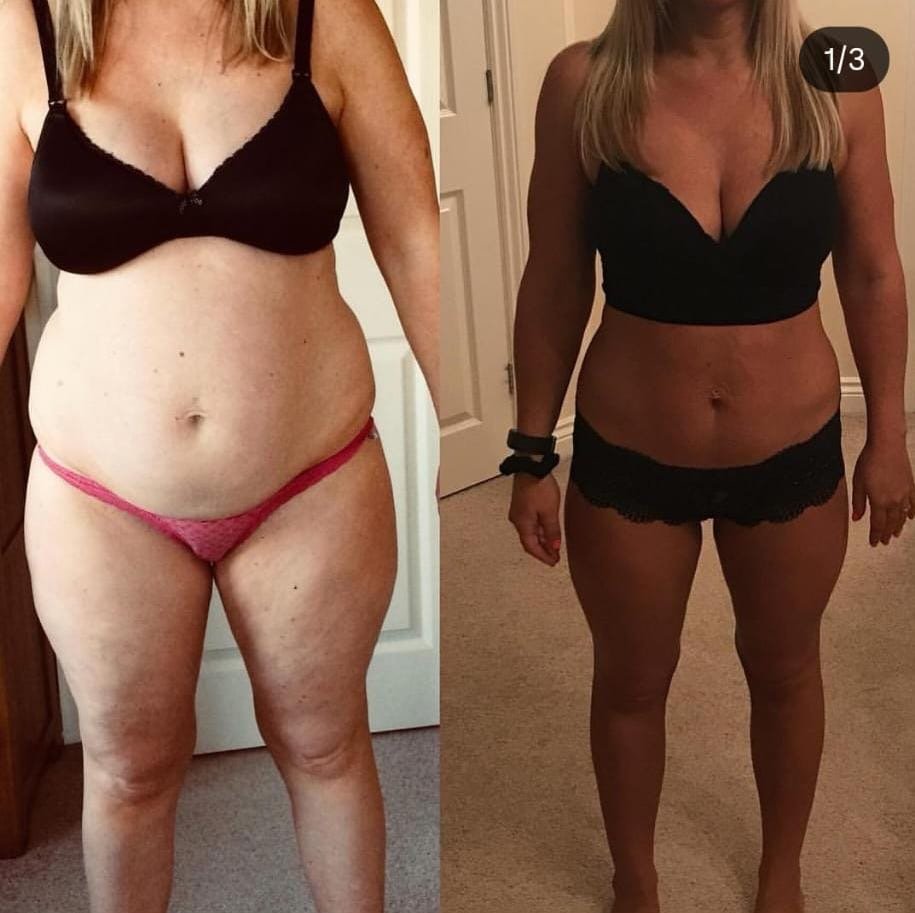 female client transformation picture