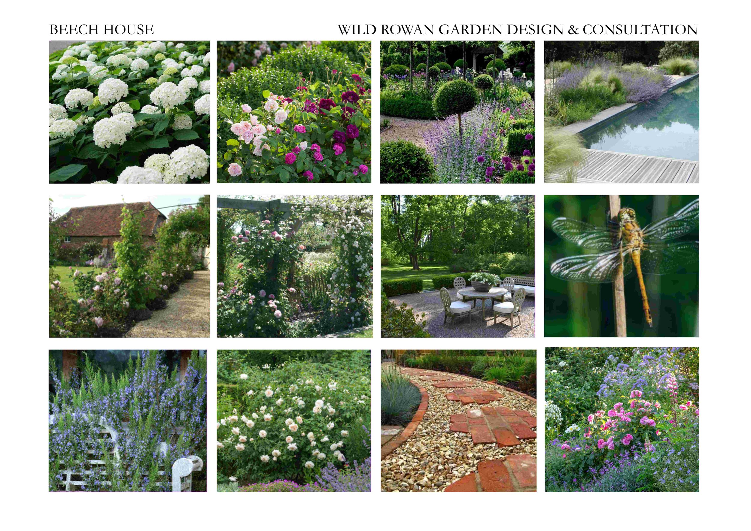 Mood board made up solely for the suggesting of ideas and are not my own photos.