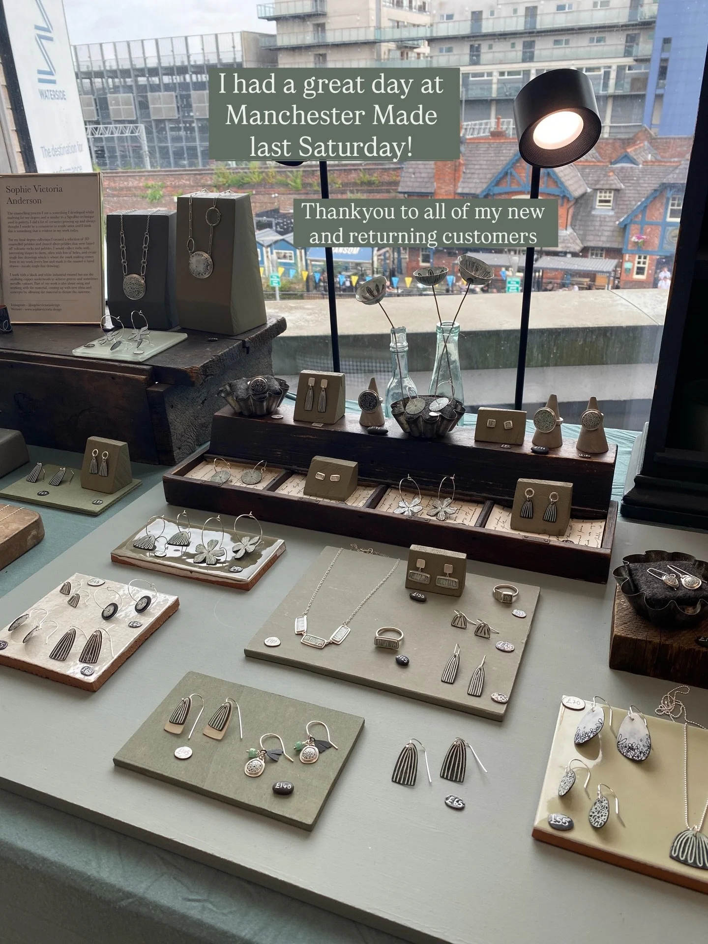 Last Saturday was a brilliant way to end my shows for the summer! Some truly heart warming conversations and pieces finding new homes. I&rsquo;m extremely thankful 🙏 

I&rsquo;m currently working on some really lovely commissions and a few orders fo
