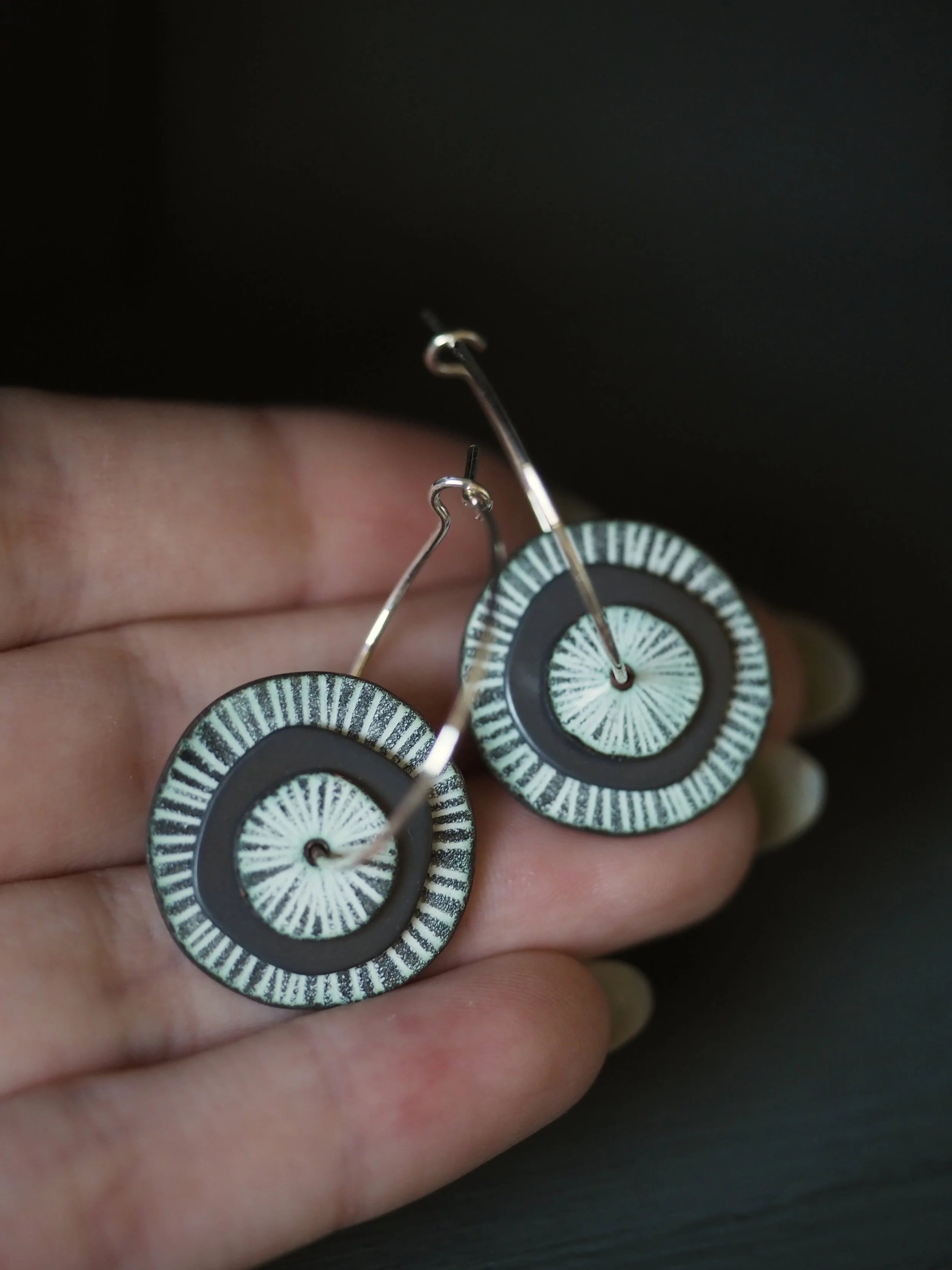 Layered Sea Urchin Hoops