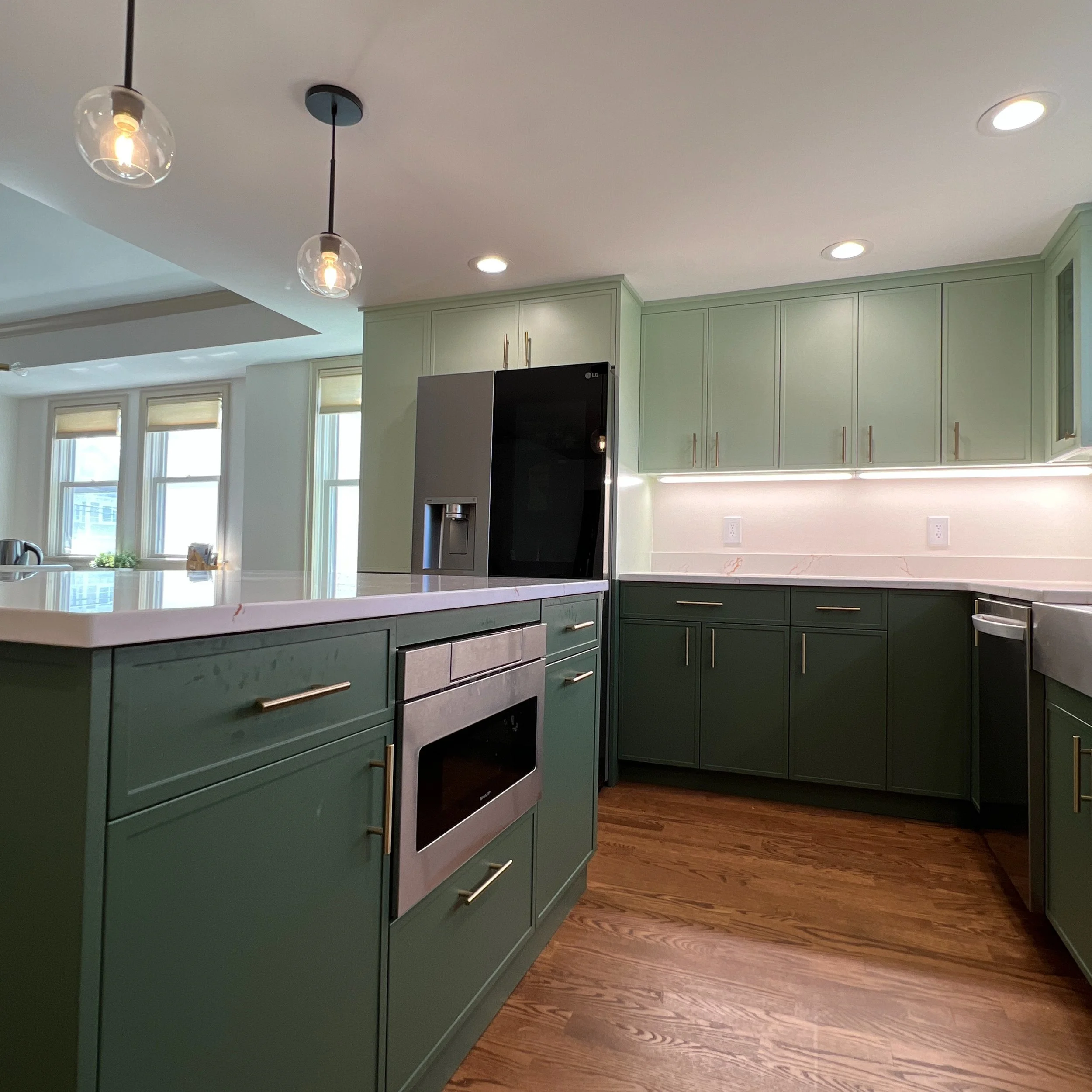 Contemporary Transitional Kitchen Remodel by consTRUSTY Carpentry LLC project photo 3