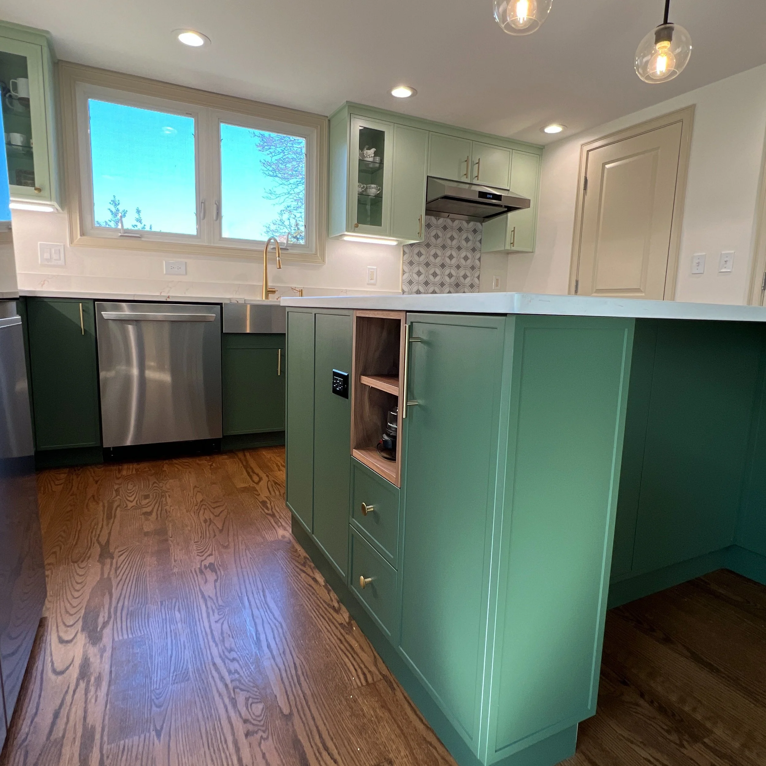 Contemporary Transitional Kitchen Remodel by consTRUSTY Carpentry LLC project photo 2