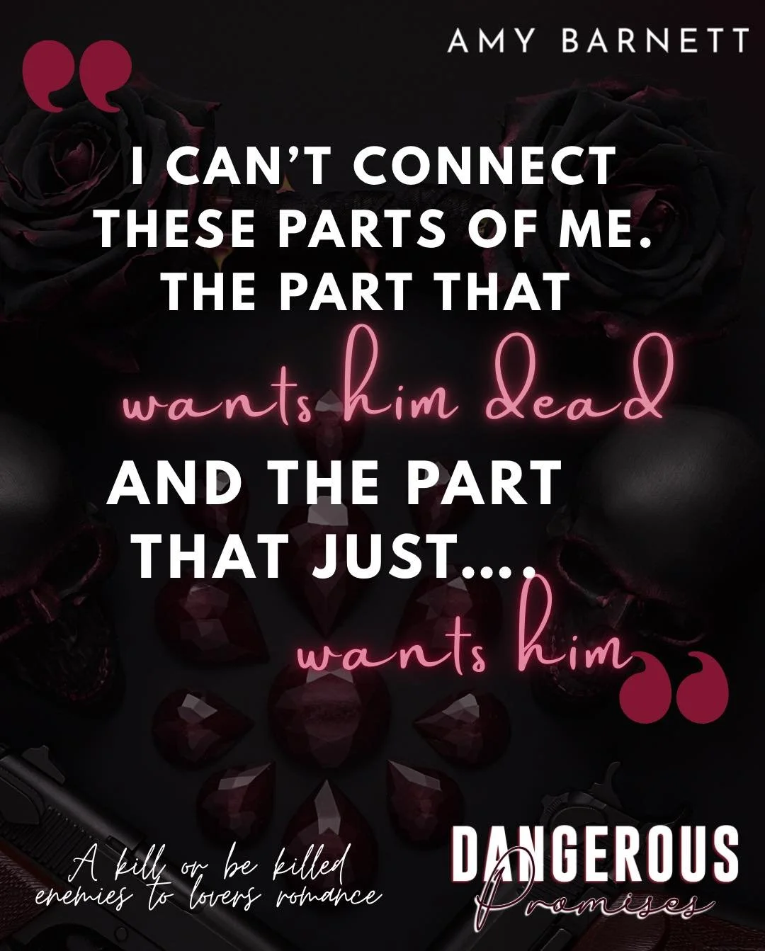 Nothing like falling for the man you swore to kill. 

🥀Dangerous Promises🥀 follows Sage and Alexei as they seek revenge against each other for the ultimate betrayal. 

🥀 Kill or be killed 
💀 Death pact 
🥀 Enemies to lovers 
💀 Forced proximity 
