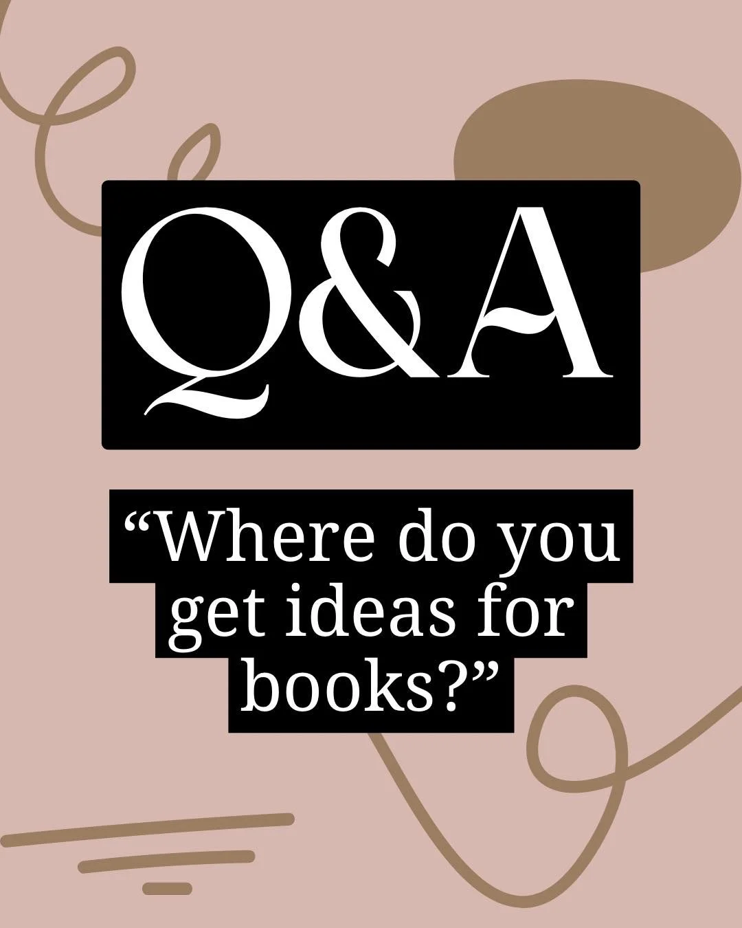 Daydreaming and hyper fixation finally come in handy. 

#authorqanda