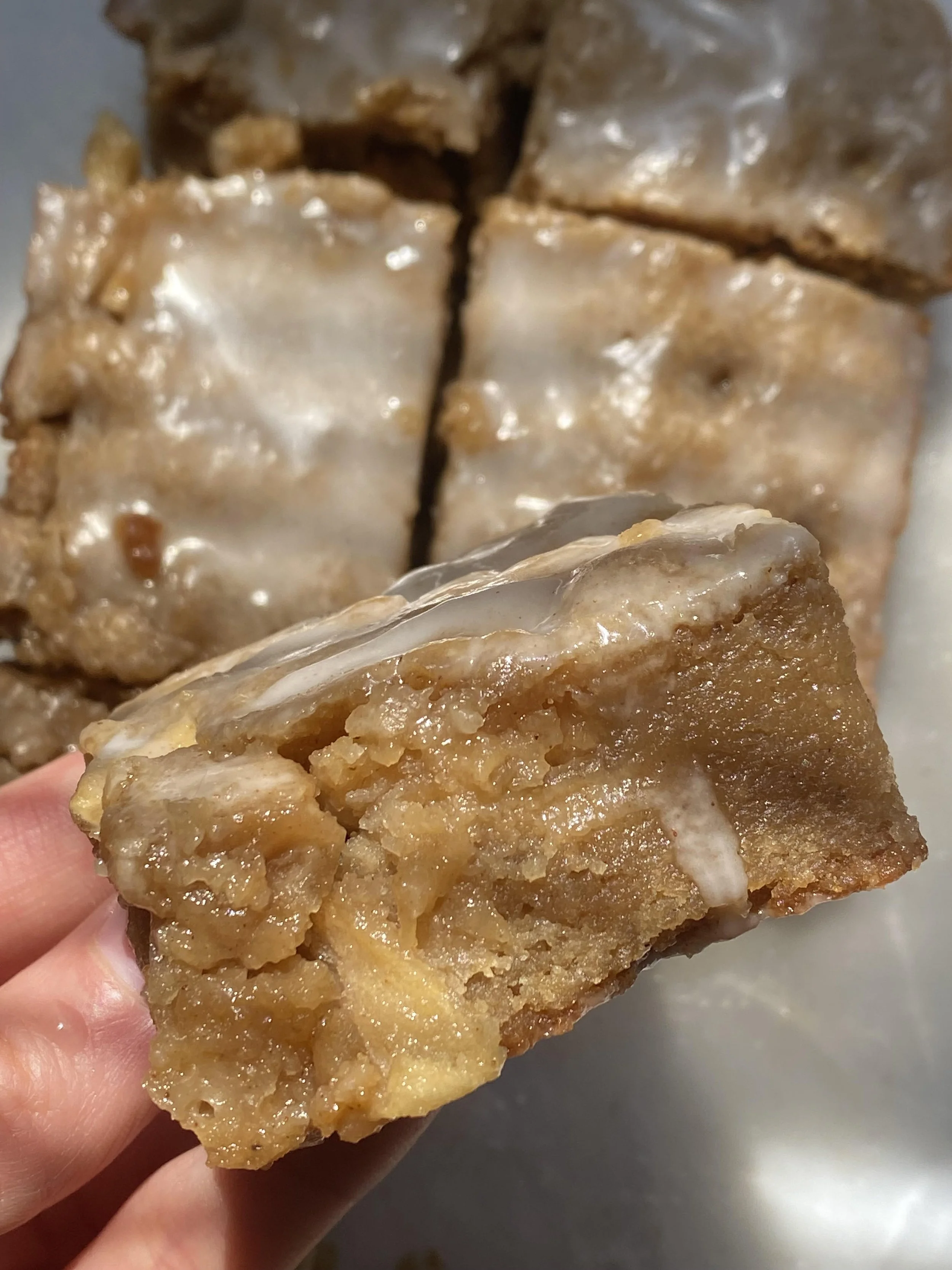 Brown Butter Apple Blondies