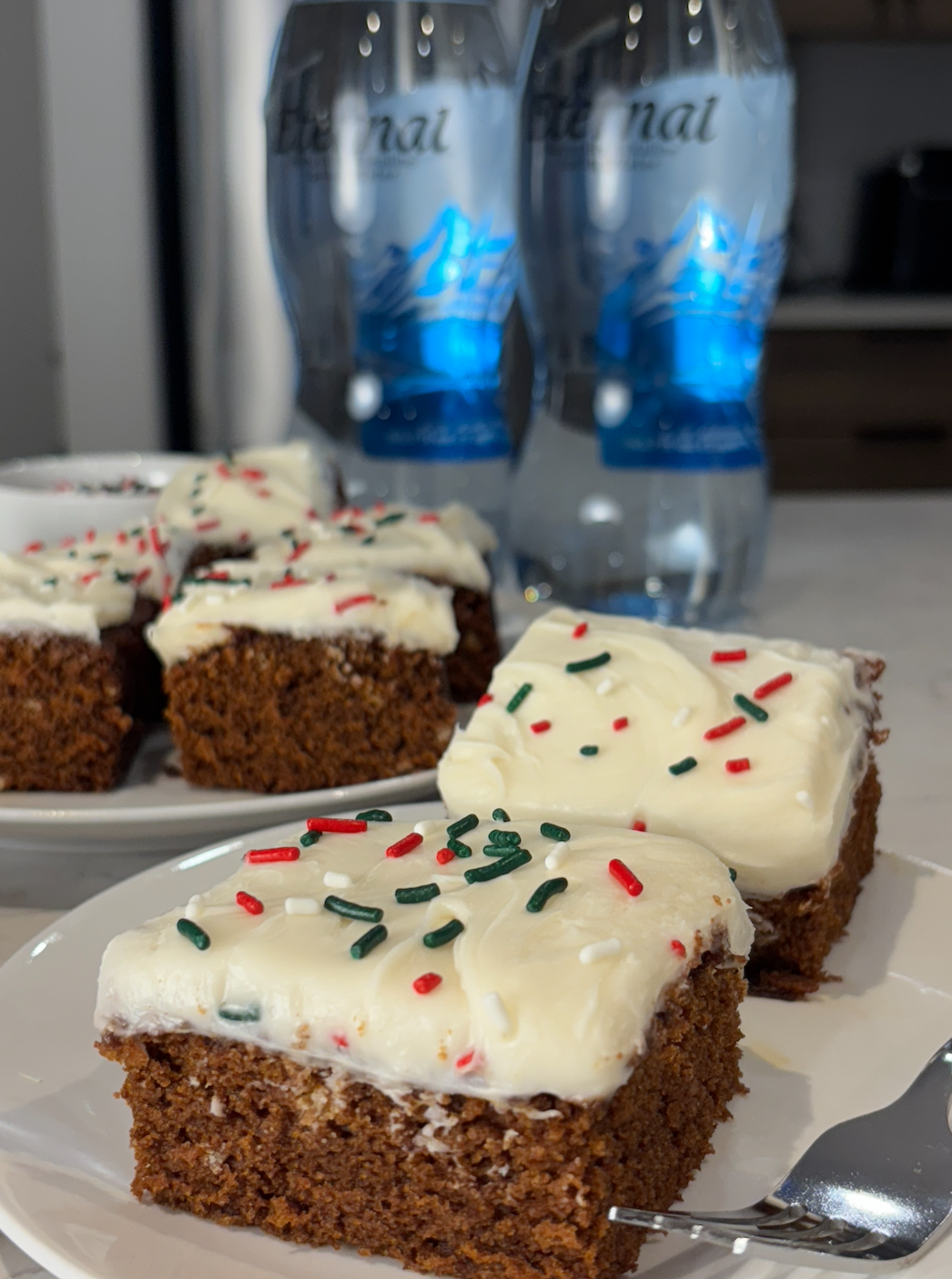 Gingerbread Cake Bars
