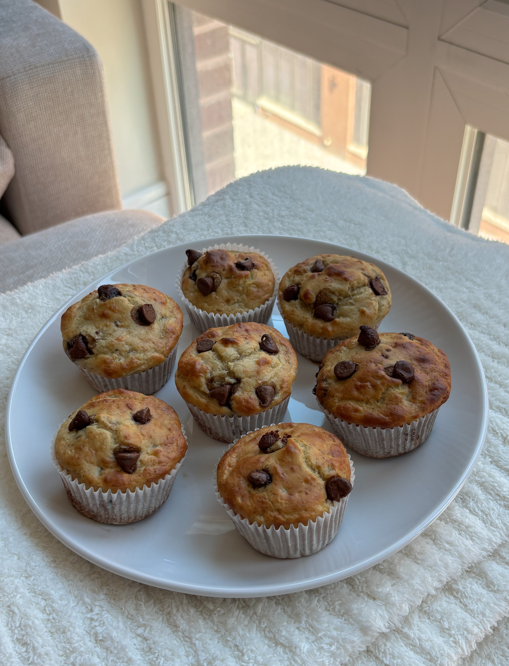 Greek Yogurt Banana Muffins