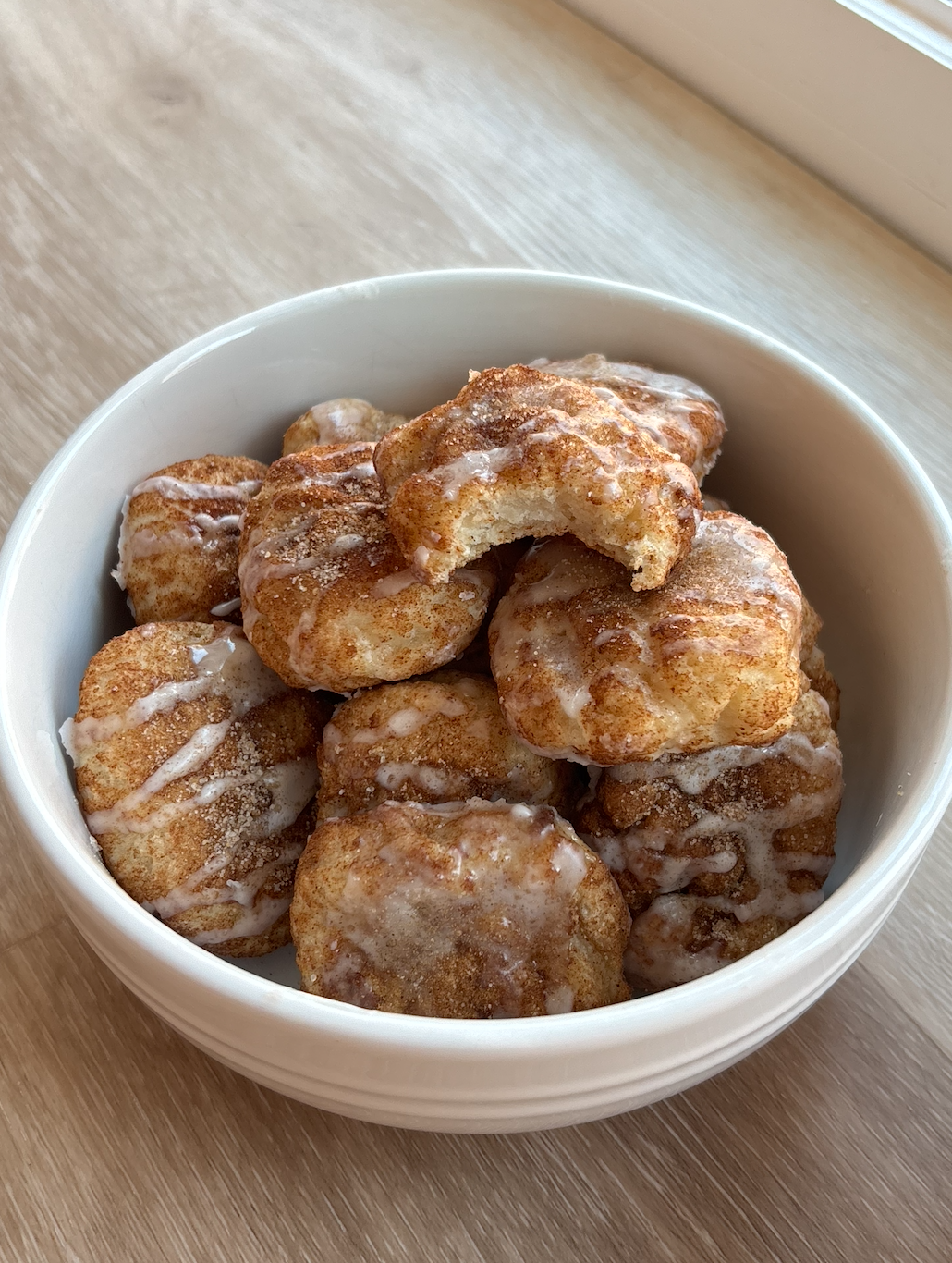 Cinnamon Sugar Bites (2 Ingredient Dough)