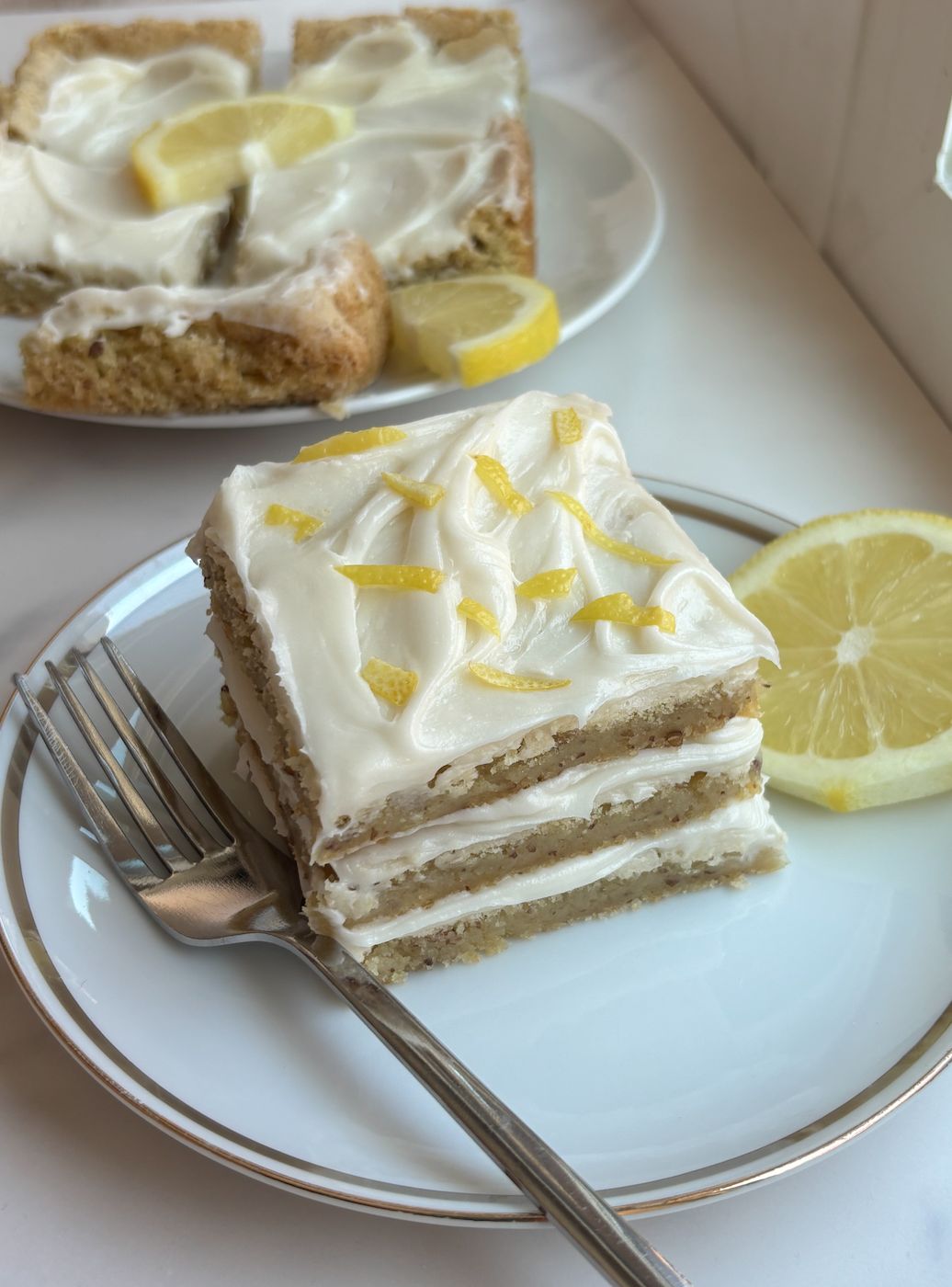 Frosted Lemon Cookie Bars
