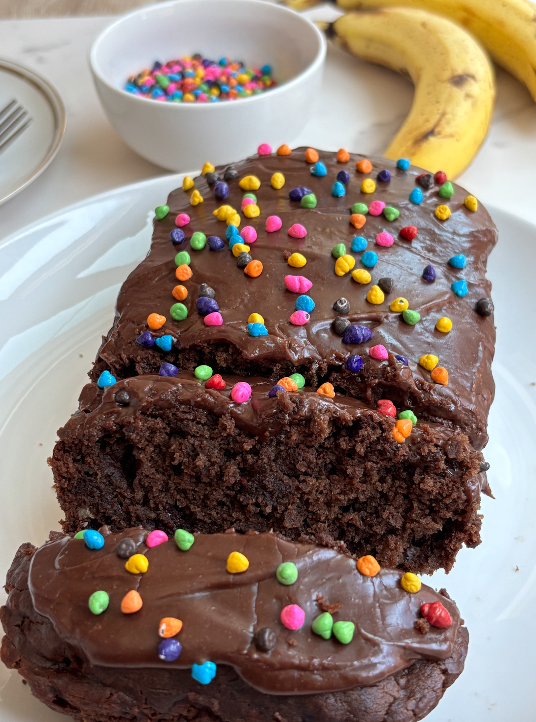 Cosmic Brownie Banana Bread 