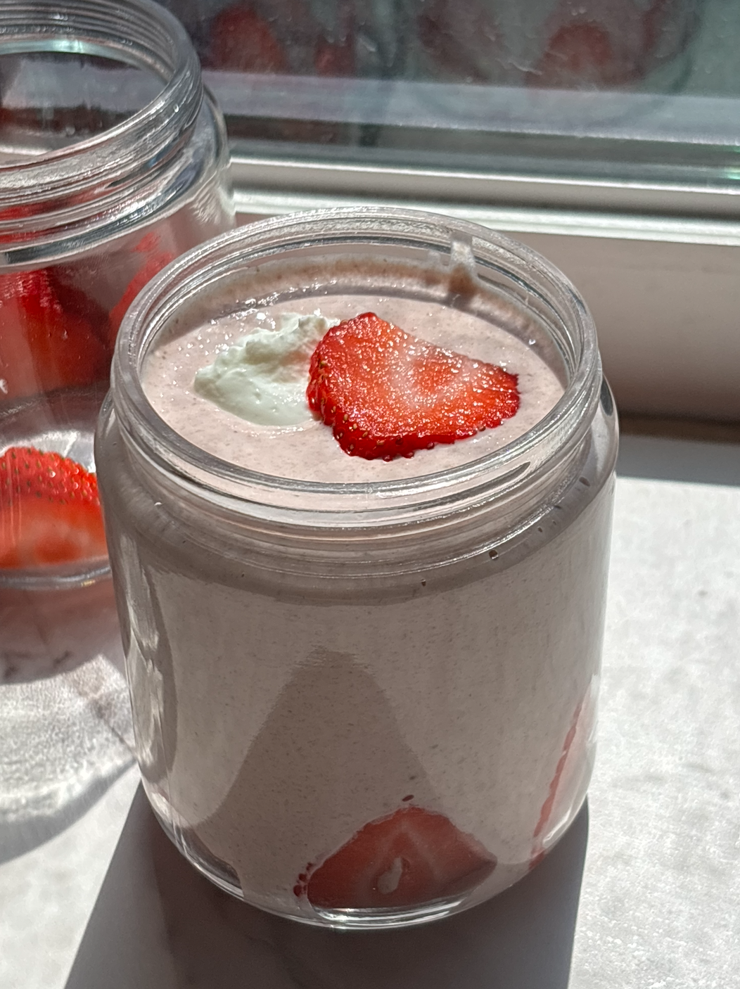 Blended Strawberry Oats