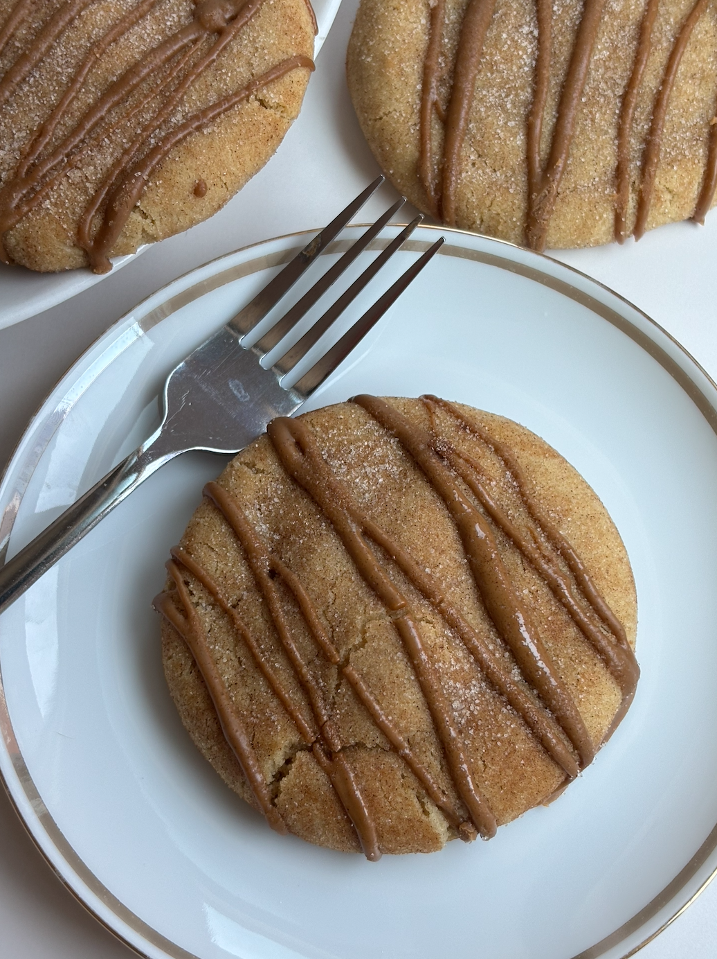 Cookie Butter Stuffed Cinnamon Sugar Cookies